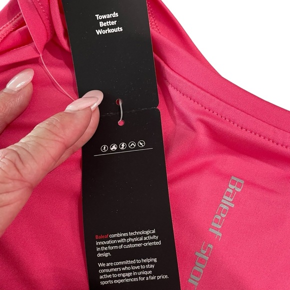 Baleaf coral/pink tank top in Size Small. - Picture 6 of 7